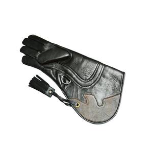 Guante de cetrería de cuero prémium para hombre, para cetreros profesionales y principiantes – Guantelete protector extra largo diseñado para mayor seguridad - Product Image 4