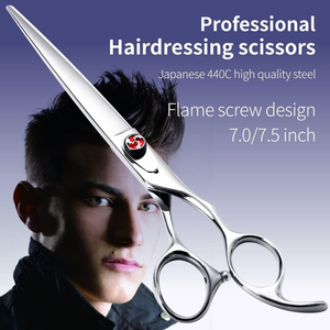 Stainless Steel Hair Cutting Barber <b>Scissors</b> Professional Razor Edge Shears - Product Image 4