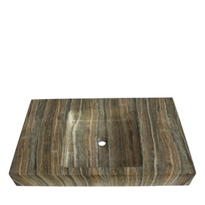 Vasque de salle de bain en marbre fabriquée au Vietnam, lavabo artisanal du fabricant vietnamien, vente chaude - Product Image 2