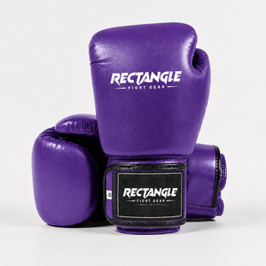 Customized Rectangle Boxing Training Sparring <b>Gloves</b> Cowhide Leather Breathable Non-Slip UV Protection Hook Loop Closure High - Product Image 1