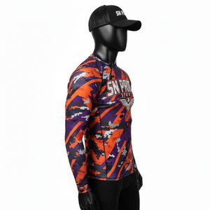 New Arrival Lightweight Breathable Eco-Friendly Unisex MMA Rash Guard Long Sleeve Quick Dry Customized Color/Logo High Quality - Product Image 4