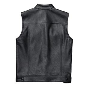 Chaleco de Motocicleta de Cuero de Alta Calidad, Multibolsillos, Impermeable, Deportivo, para Motociclistas, para Viajes, al Aire Libre, Cómodo - Product Image 5