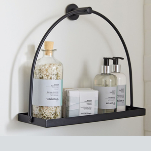 Étagère murale en fer noir - Product Image 1