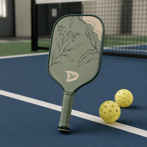 Paleta de Pickleball Ligera con Diseño Botánico |   Superficie de Grafito y Punto Óptimo de 16 mm de Ancho |   ODM Personalizado al por Mayor - Product Image 6