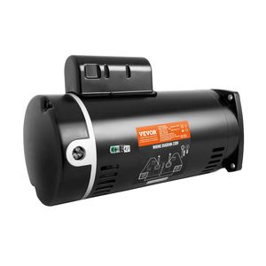 Motor de Bomba para Piscina de 2 HP, 230V, Carcasa 56Y, 7.8 Amperios, 3450 RPM, 60Hz, Factor de Servicio 1.3, Condensador 50 F/250V, Rotación CCW, Forma Cuadrada - Product Image 1
