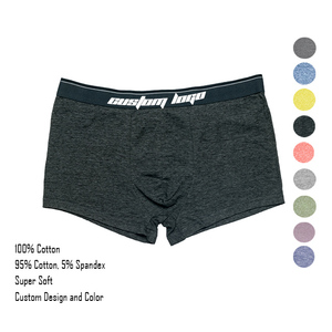 <b>Men's</b> High-Rise Quick Dry Custom Logo <b>Bikini</b> Briefs with Breathable Knitted Fabric & Print Pattern - Product Image 1