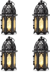 Lanterne en métal bohème pour bougie, idéale pour la maison, le jardin, la terrasse, les mariages, les événements, les fêtes, décoration, vente en gros, éclairage décoratif fait main - Product Image 5
