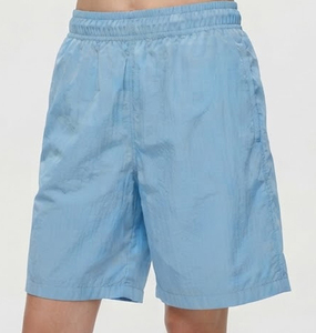Shorts de sport coupe-vent pour femme, longueur genou, taille élastique, amples, imperméables, 100 % nylon polyester, respirants - Product Image 5