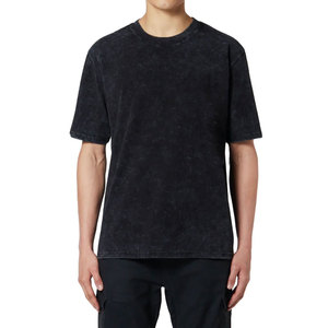 Nouvelle tendance : T-shirt oversize uni délavé à l'acide pour garçons – Nouvelle arrivée, confortable pour l'été – T-shirts délavés à l'acide pour hommes - Product Image 1