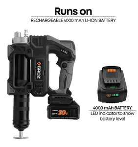 Pistola de Engrase Manual GROZ BGG de 20V con Transferencia de Fluido Ultra Precisa para Aplicaciones Aeroespaciales - Product Image 5