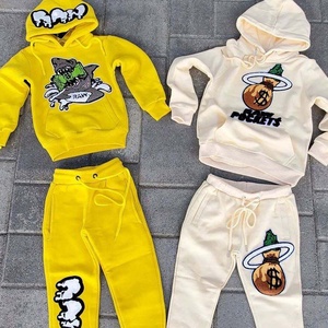 Survêtement à capuche en coton biologique unisexe Ensemble de haute qualité Oversize XL Streetwear Style Logo imprimé Design réversible de grande taille - Product Image 2