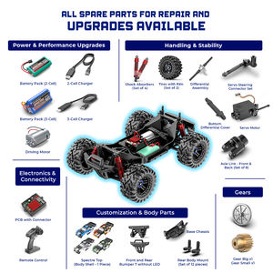 Voiture de drift électrique RC Spectre de haute qualité pour enfants et adolescents, contrôlée par application, télécommande, batterie rechargeable rapide, tout-terrain - Product Image 6