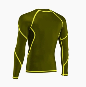 Traje de Baño Unisex con Protección UV, Manga Larga, Diseño ZigZag, Spandex/Poliéster, Fluorescente en la Oscuridad, para Piscina, Venta al Por Mayor - Product Image 3