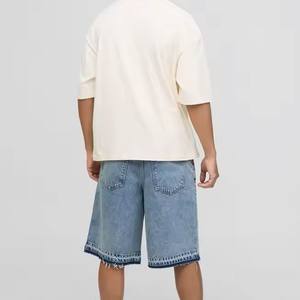 Shorts en jean droits pour hommes, style élégant, haute qualité, coton respirant, qualité supérieure - Product Image 2