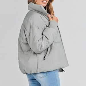 Chaqueta de burbujas para mujer en oferta, abrigo acolchado elegante para invierno, parka resistente para clima cálido, precio al por mayor - Product Image 5