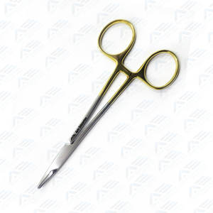 Tc Webster Porte-Aiguille 13 Cm En Acier Inoxydable Fait Instruments Chirurgicaux Courbé Lisse Or Suture Chirurgie Dentaire - Product Image 4