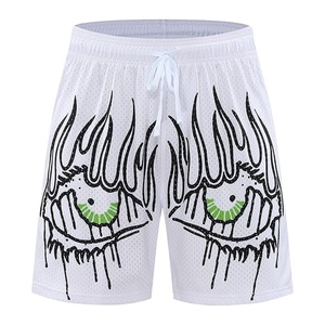 Servicio OEM al por Mayor, Pantalones Cortos de Baloncesto de Malla Personalizados para Hombre, Casuales, Sólidos, de Alta Calidad, Transpirables, de Secado Rápido, Cintura Media - Product Image 5