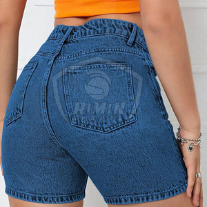 Shorts de Mezclilla para Mujer, Último Estilo, Diseño Personalizado, Servicios OEM, Precio Bajo, Shorts de Mezclilla de Moda para Mujer - Product Image 4