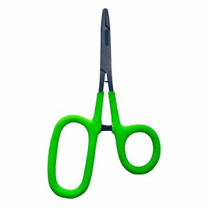 Pinzas de pesca con mosca de bucle grande, rectas, de acero inoxidable, con agarre cómodo, para quitar anzuelos - Product Image 1