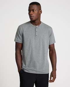 Camisetas Henley Casuales para Hombre, Manga Larga, 100% Algodón, Transpirables, Ecológicas, de Secado Rápido, Personalizables con Botones, para Verano - Product Image 2