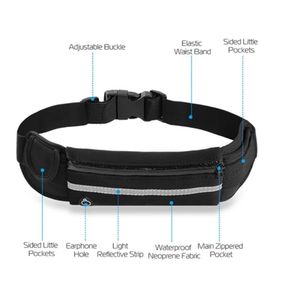 Marsupio da corsa all'aperto regolabile per sport da Jogging essenziali - Product Image 6