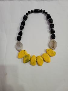 Collar de cadena de rosario musulmán unisex de moda, fabricado en India, al por mayor, con cuentas de oración de resina ámbar naranja roja de 10 mm - Product Image 4