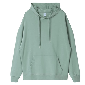 เสื้อสเวตเชิ้ตมีฮู้ดขนาดใหญ่สำหรับผู้ชาย สีพื้น ผ้าฟลีซ สวมใส่สบาย ทรงปกติ เหมาะสำหรับฤดูใบไม้ร่วง - Product Image 2