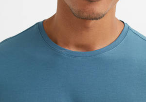 Camiseta de calidad premium para hombre, camiseta superventas para hombre, camiseta transpirable de Color sólido con MOQ bajo, camiseta informal de alta calidad a la venta - Product Image 5