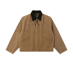 Vestes courtes zippées pour femmes de qualité supérieure Vêtements de travail décontractés doux avec un service personnalisé en gros tricoté en coton respirant de créateur unique - Product Image 3
