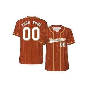 Vêtements de sport d'extérieur en gros OEM à faible MOQ, maillots de baseball, chemises, tenues de softball, ensemble uniforme de baseball unisexe à impression numérique - Product Image 1