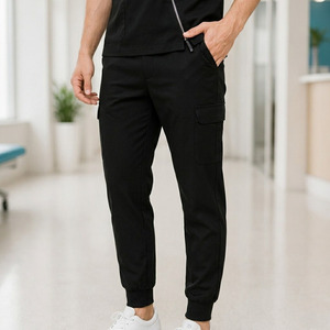 Conjunto de Uniformes Médicos de Bambú Unisex con Cuello en V, Transpirables, Ecológicos, de Poliéster y Spandex para Enfermeros y Doctores - Product Image 4