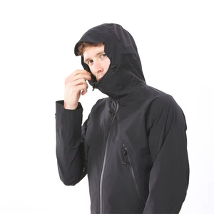 Blouson de motard homme personnalisé éco-responsable avec patchwork cœur, coupe ajustée, logo frontal – Vêtement d'extérieur décontracté automne/hiver - Product Image 3