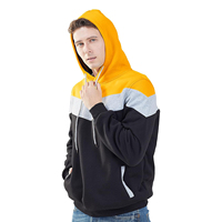 Sweat-shirt décontracté à capuche anti-rides pour homme, coupe classique, en maille de polyester et coton molletonné, collection automne SHAFIQ