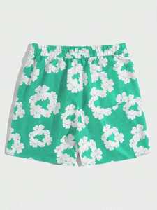 Shorts de sport pour hommes à séchage rapide, taille mi-haute élastique, couleur unie, décontractés, avec logo personnalisé par sublimation - Product Image 5
