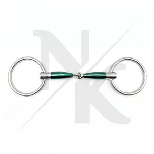 Bocado de Doble Articulación de Acero Inoxidable Premium para Caballo, Enlace Francés, Doma Clásica, Profesional, Anatómico, Anillo Suelto, Brida, Bocados Ecuestres - Product Image 5