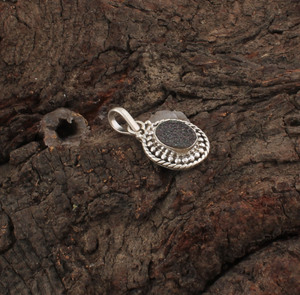 Colgante de Piedra Preciosa Druzy con Engaste de Bisel Vintage, Plata de Ley 925, Chapado en Platino, Alta Calidad, Ágata Brillante, Unisex, Venta al por Mayor - Product Image 3