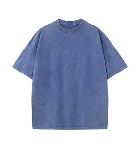Camiseta informal holgada de manga corta con cuello redondo para hombre, 100% algodón, transpirable, ecológica, resistente a las arrugas y de secado rápido. - Product Image 1