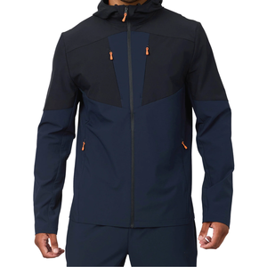 Vintage Unisex Outdoor Running Fitness Hooded Drawstring Zipper <b>Patchwork</b> Casual <b>Jacket</b> Plus Size Quick Dry Solid Waterproof - Product Image 5