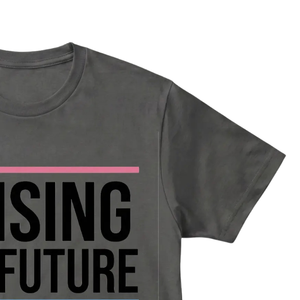 T-shirt graphique Raising the Future pour hommes, en coton doux, col rond, manches courtes, vêtements décontractés à la mode pour tous les jours - Product Image 3