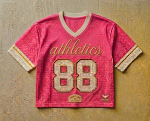 เสื้ออเมริกันฟุตบอลพิมพ์ลาย คอวี แขนสั้น ผ้าตาข่าย ทวิลล์ หมายเลขทีม 88 ระบายอากาศได้ดี ทรงปกติ ไซส์ผู้ใหญ่ สำหรับฤดูร้อน - Product Image 4