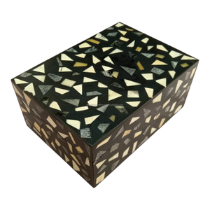 Boîte élégante décorative en os incrusté, faite à la main, pour l'organisation de la maison, l'organisation de bijoux et la décoration intérieure - Product Image 4