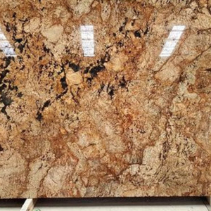 Smooth Finish Alaska Gold <b>Granite</b> Durable Natural Stone for Modern Home Flooring and Wall Decoration Applications - Product Image 1