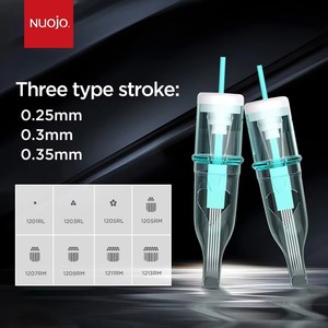 Agujas de <span class=keywords><strong>Tatuaje</strong></span> Desechables Esterilizadas de Fábrica con Logotipo OEM, Cartucho de Membrana 7RL de Buena Calidad para Tatuajes - Product Image 2