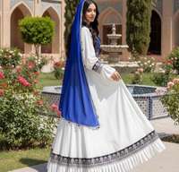 Robes pour femmes afghanes de haute qualité, solides, avec fermetures éclair, tailles et couleurs personnalisées, dentelle, pompons, boutons décoratifs, robes décontractées pour femmes