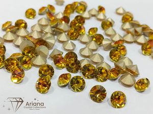 ARIANA Piedras de Cristal Chaton Premium con Reverso Puntiagudo, Colores Ocean Dusk, Peacock, Seashore para Fabricación de Joyas DIY, Diademas y Prendas - Product Image 5