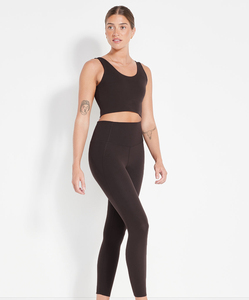 Leggings de yoga sans couture pour femmes, taille haute, tricotés, extensibles, pour le sport et l'entraînement - Product Image 2