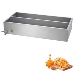 Pentola Industriale da 47 Galloni con Evaporatore Piatto e Termometro, 1 Valvola, 3 Zone di Riscaldamento per Evaporazione di 683 Tazze di Sciroppo d'Acero da 8,8 oz - Product Image 1