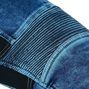 Jean de moto premium en denim protecteur pour homme, avec confort extensible, caractéristiques de sécurité et durabilité longue durée - Product Image 3
