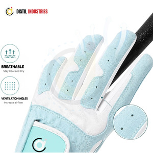 Gants de golf unisexes en cuir de mouton pleine fleur, haute qualité, respirants, antidérapants, ajustables pour la main gauche, à prix avantageux et très vendus - Product Image 3