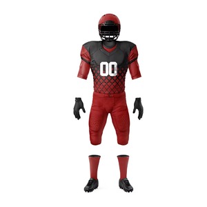 Conjunto de Pantalón y Camiseta de Fútbol Americano Personalizado de Talla Grande, Uniforme de Fútbol de Alta Calidad 100% Poliéster Transpirable y Antibacteriano - Product Image 1